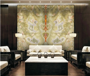 Verde Pakistan Ancient Green Jade Multi Onyx Slabs Tiles