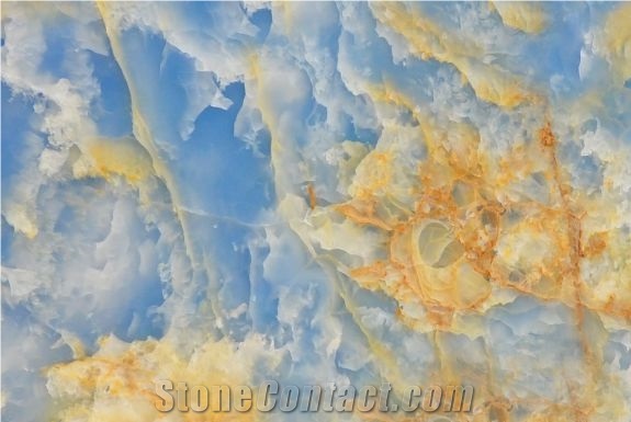 Wholesale Background Wall Light Blue Onyx Jade Slabs