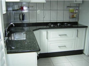 Brazil Verde Ubatuba Green Granite Polished Slabs