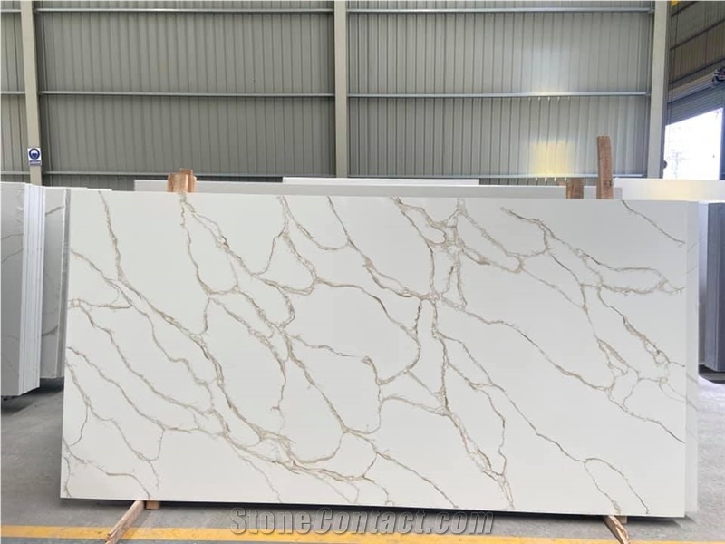 Calacatta Gold Quartz Slabs