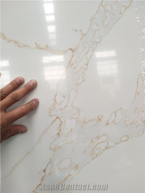 Calacatta Gold Quartz Slabs