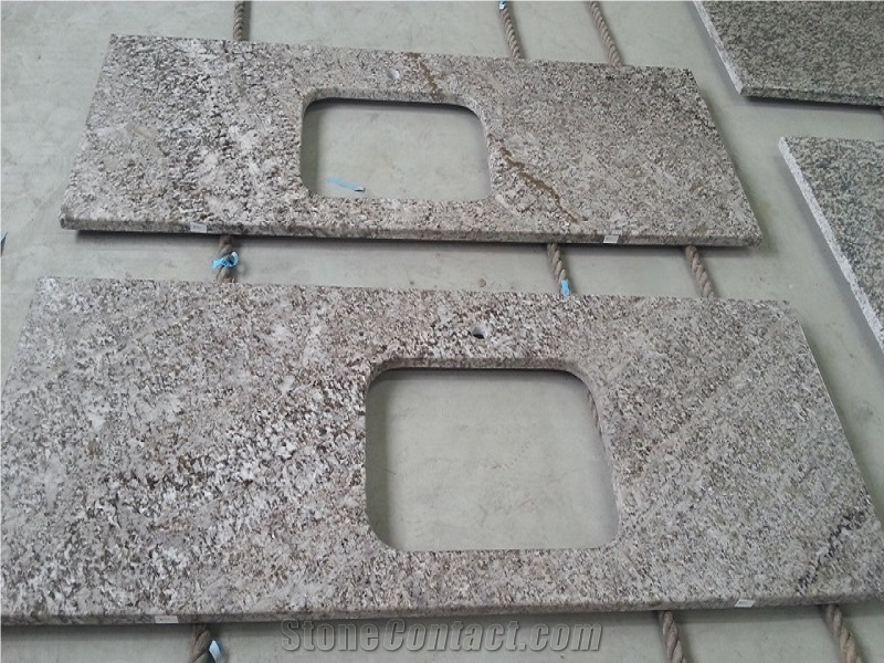 Bianco Antico Granite Kitchen Prefab Countertop Island