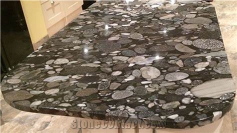 Black Nero Marinace Granite Slab