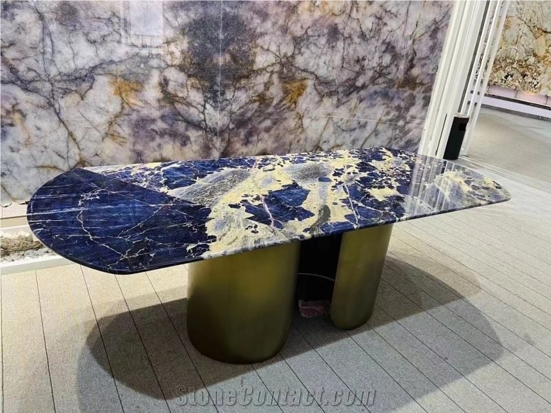 Blue Azul Bahia Granite Single Double Vanitytop Tabletop