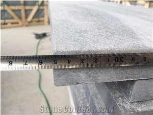 Blue Limestone Polished Flamed Tiles