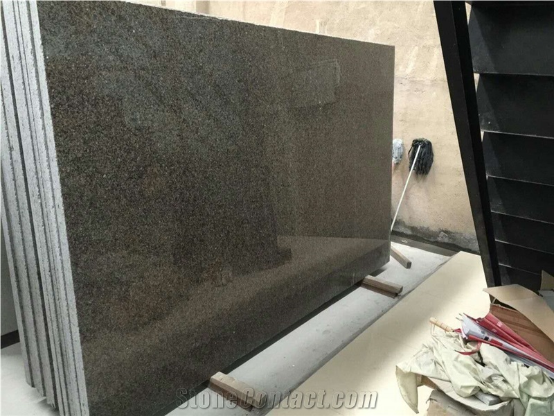 China Golden Diamond Granite Slab Tiles