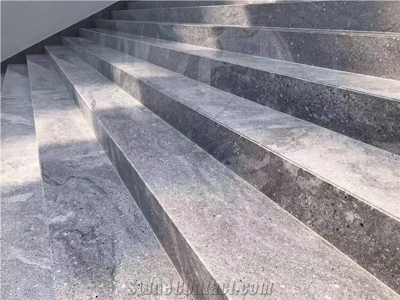 China Grey Fantasy Granite Stairs & Steps With Good Price