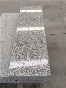 China Light Grey G602 Granite Steps Risers Stairs
