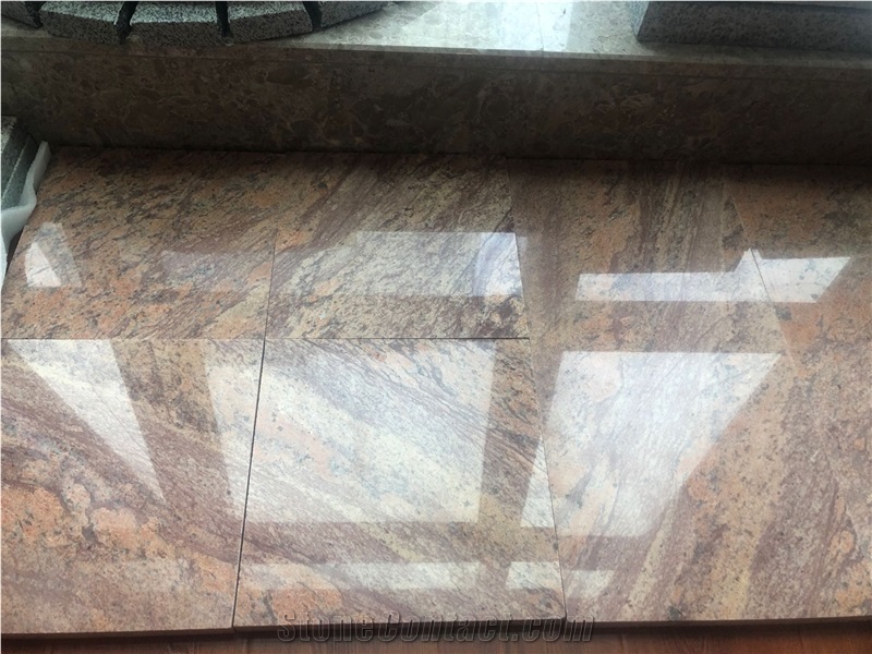 China Multicolor Red Granite Slab & Tile