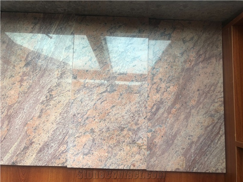 China Multicolor Red Granite Slab & Tile