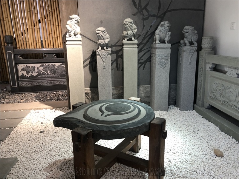Marble Sculpture Statue Engraved