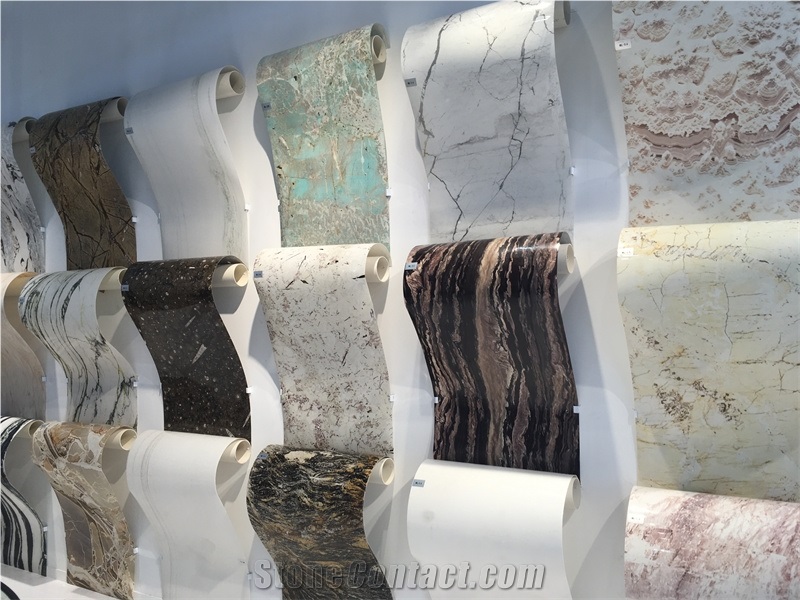Ultra-Thin Marble 1/3/5/7Mm Tiles Translucent Table Covering
