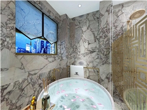 Dolomite Polished White Marble Elephant Big Slabs,Wall Tiles