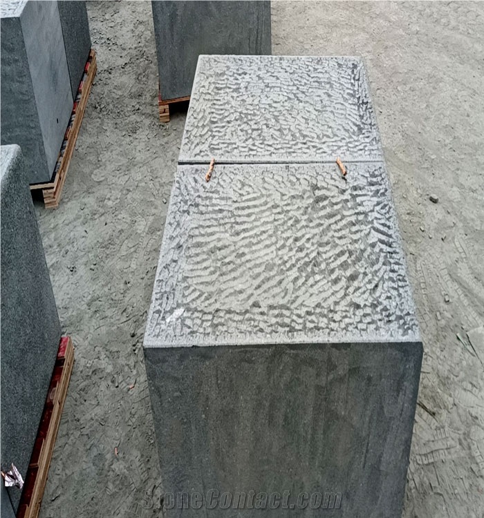 Black Granite Curved Transit Kerbs,Transition Kerbstone