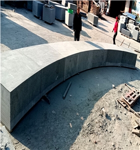 Black Granite Curved Transit Kerbs,Transition Kerbstone
