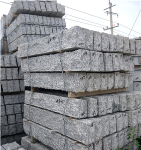 Hot Sale Natural Granite G341 G603 Light Grey Curved Kerbs