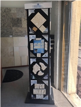 Four-Sided Mosaic Combination Display Rack