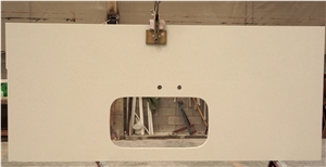 Custom Beige Quartz Countertop/Worktop For Kitchen