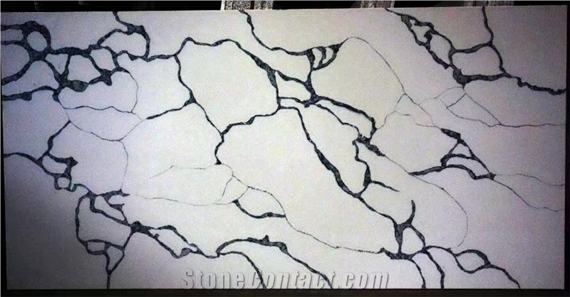 High Quality Calacatte Novo White Quartz
