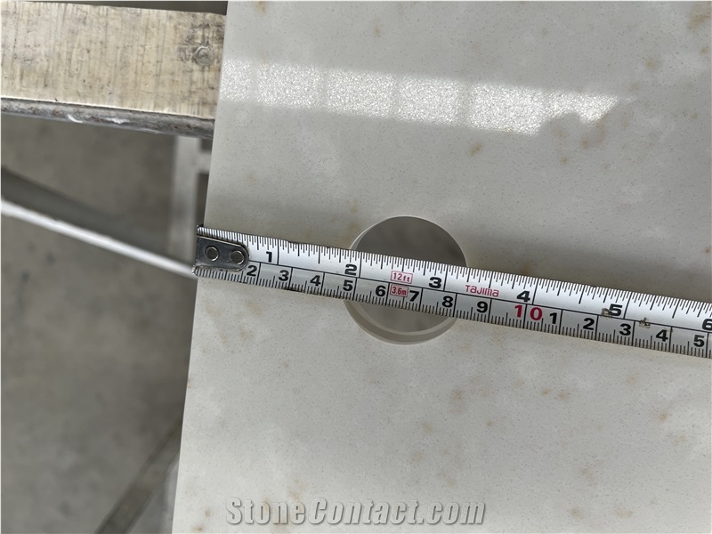 VIATERA CLARINO White Polished Quartz Kitchen Countertops