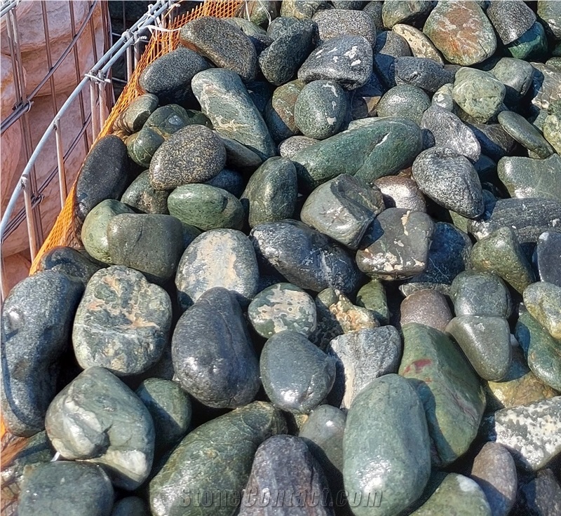 Natural Pebbles, Flouray Green River Stone