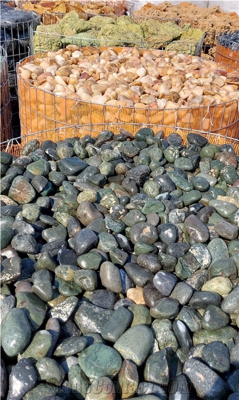 Natural Pebbles, Flouray Green River Stone