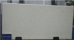 China FTK2004 White Terrazzo Polished Slabs