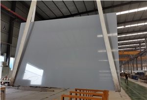 China FTY8031 Grey Artificial Quartz Polished Slabs & Tiles