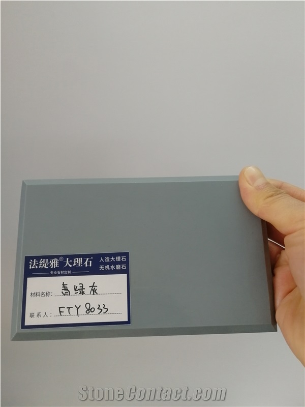 China FTY8033 Green Artificial Marble