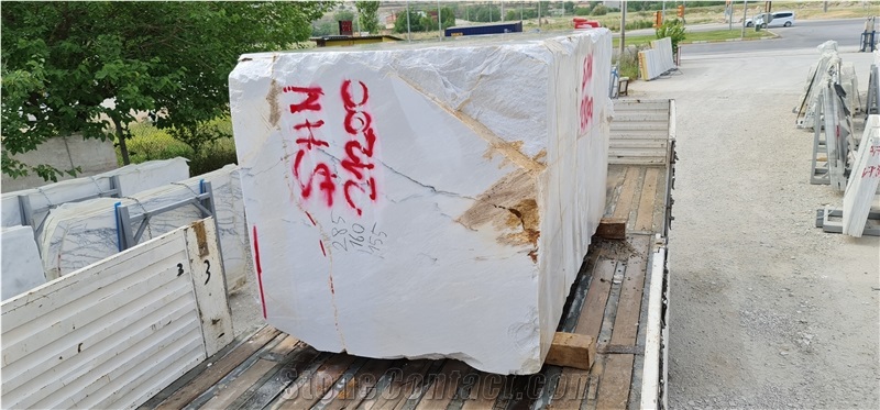 Pearl White Marble Blocks