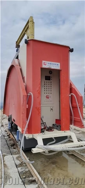 Double Discs 3300Mm Double Blade Granite And Marble Mining Machine
