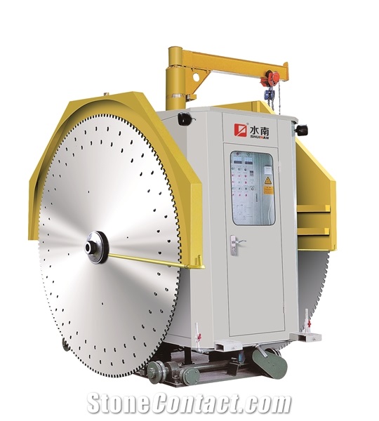 Granite And Marble Quarry Equipment Double Discs Stone Cutting Machine