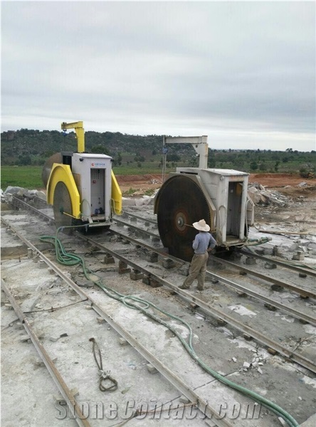 Granite And Marble Quarry Equipment Double Discs Stone Cutting Machine