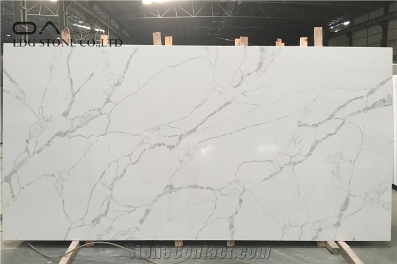 Eternal Calacatta Gold Quartz Slabs