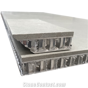 Bragg Grey Limestone Honeycomb Panel For Facade Wall