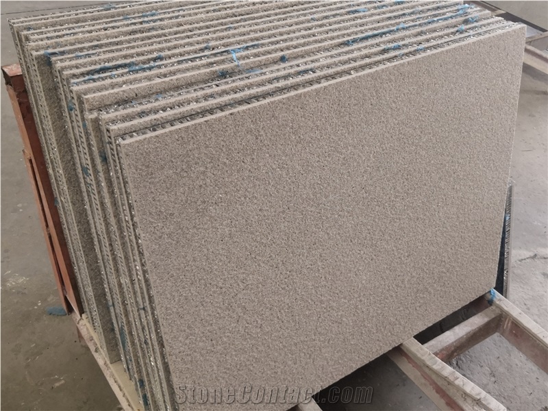 Bush Hammered Pearl Yellow Grantie Honeycomb Composite Panel