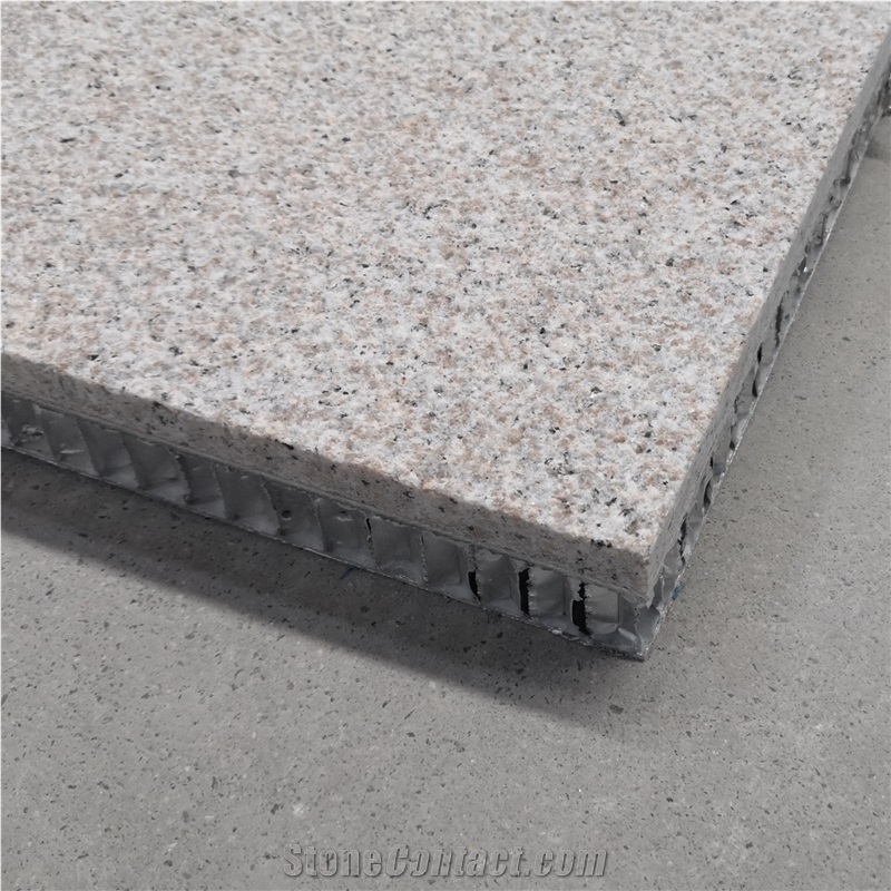 Bush Hammered Pearl Yellow Grantie Honeycomb Composite Panel