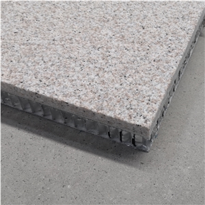 Bush Hammered Pearl Yellow Grantie Honeycomb Composite Panel