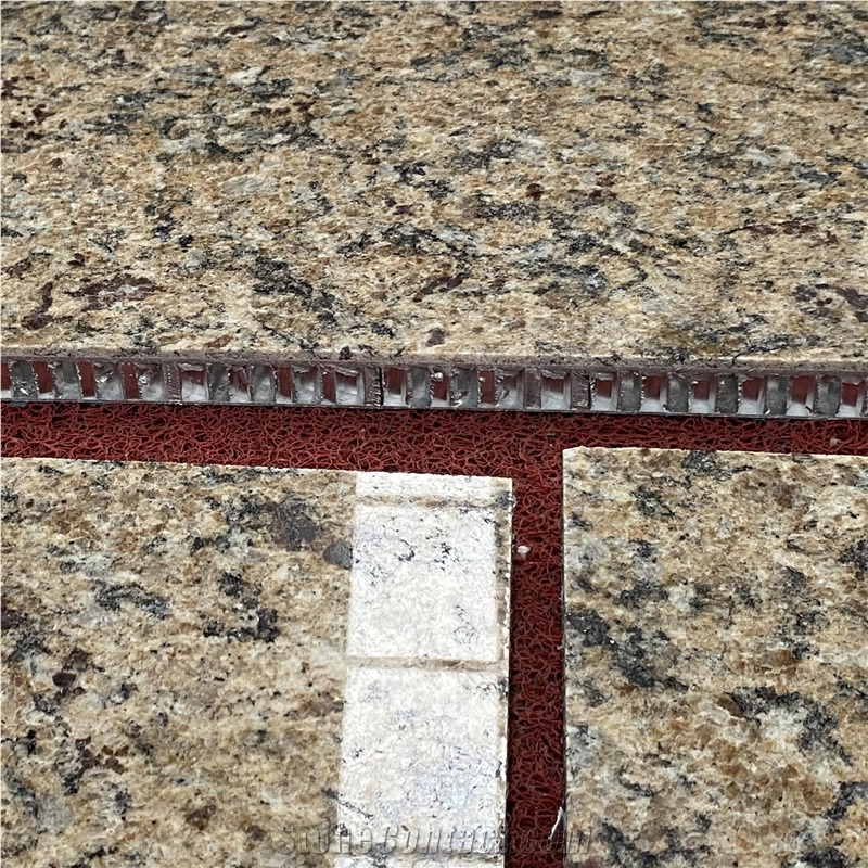 Giallo Brazil Gold Granite Honeycomb Panels Facade Cladding