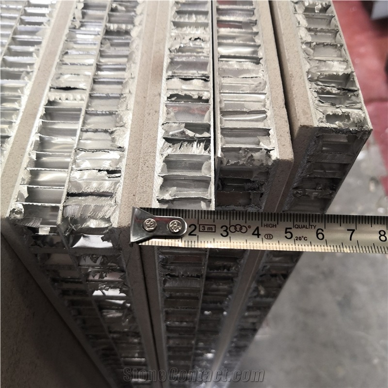 Lightweight Moca Cream Limestone Honeycomb Composite Panel