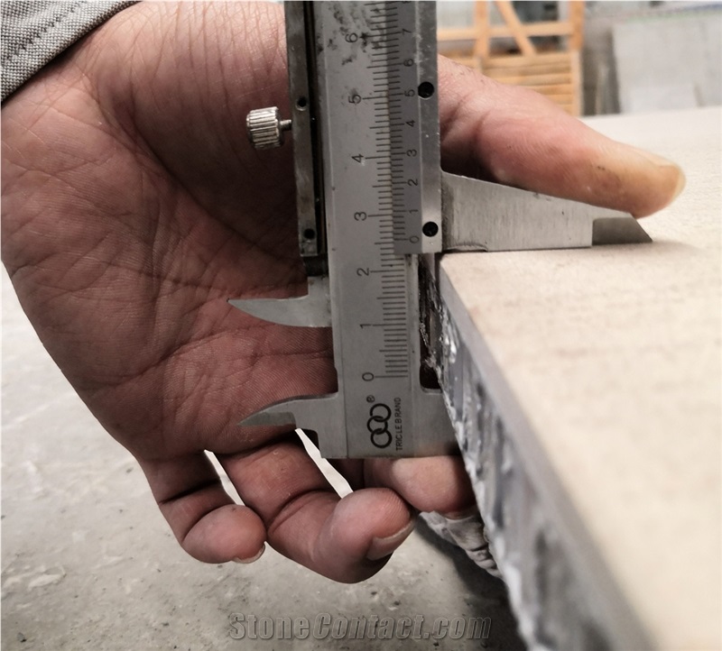 Lightweight Moca Cream Limestone Honeycomb Composite Panel