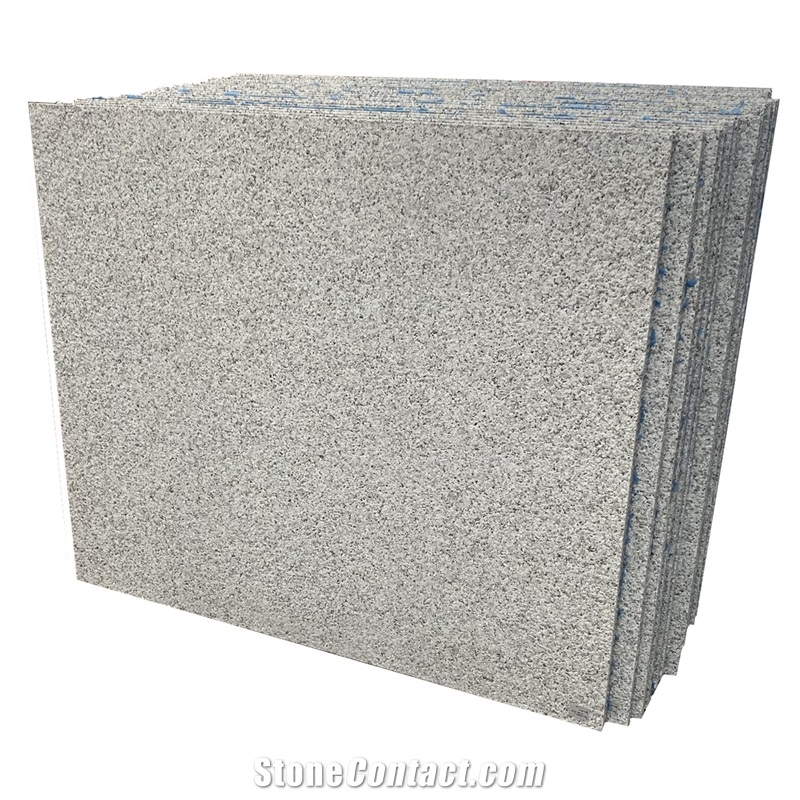 Sandblasted Jilin White Granite Aluminum Honeycomb Panel