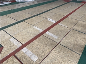Soft Yellow Granite Honeycomb Backed Stone Panels