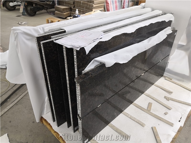 Tan Brown Granite Honeycomb Panels With Interlocking System