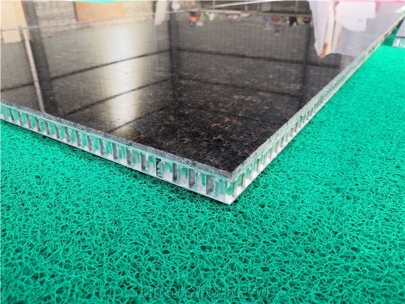 Tan Brown Granite Honeycomb Panels With Interlocking System