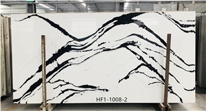 1008-2 White Marble Look Man-Made Stone Quartz Slabs 1008-2 White Marble Look Man-Made Stone Quartz Slabs