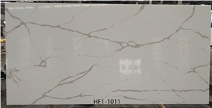 1008-2 White Marble Look Man-Made Stone Quartz Slabs