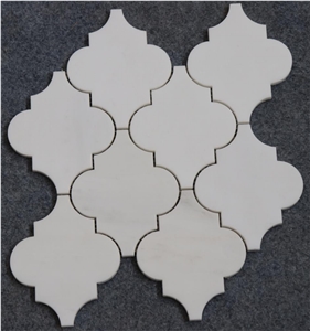 White Marble Lantern Mosaic Tile