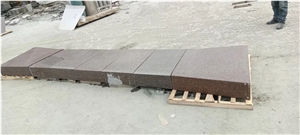 G352 Red Granite Treadstone Blindstone Paver Walking Way