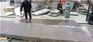 G352 Red Granite Treadstone Blindstone Paver Walking Way
